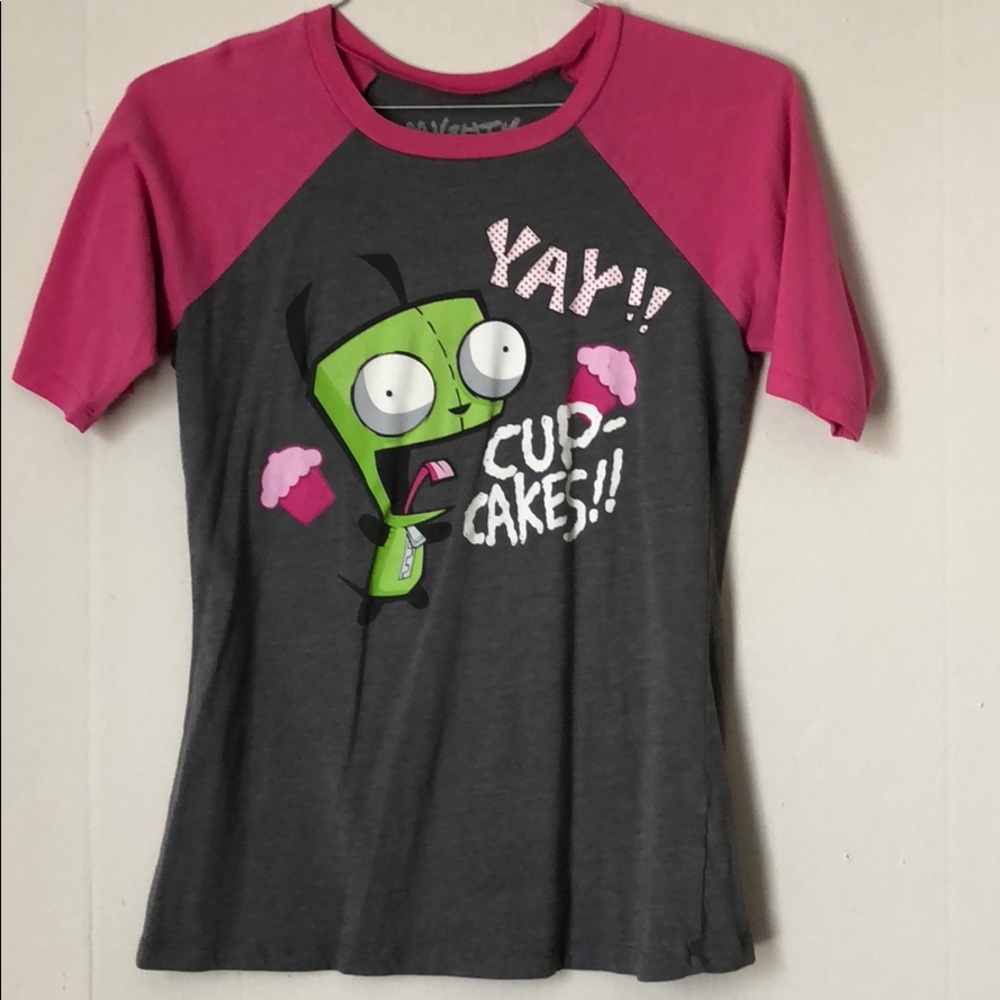 💜Invader zim raglan shirt